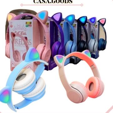 ➬ HEADSET KUPING KUCING WIRELESS GAMING ➫