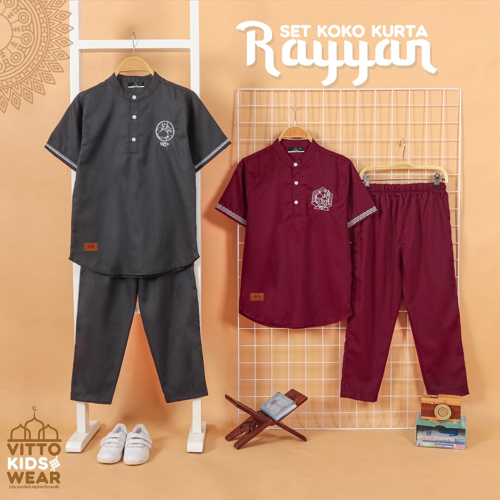 SET KURTA KEMKO kemeja koko RAYYAN anak dan remaja by vitto kidswear