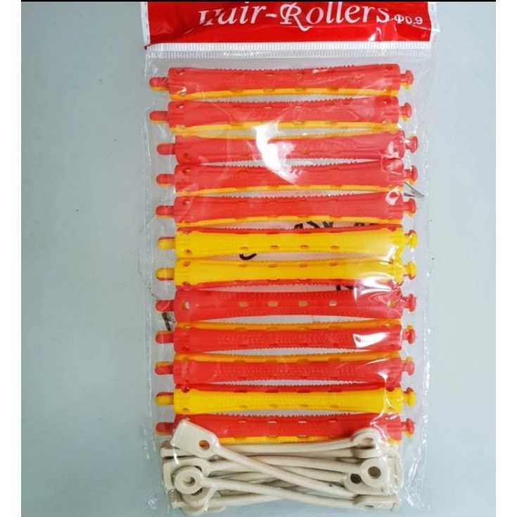 Rotto Roll Keriting Rambut/Rotto Gulungan Rambut Warna Merah Kuning