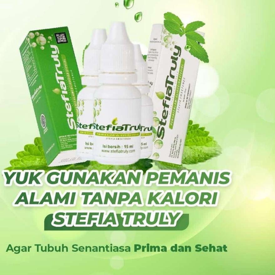 

♘ Pemanis Alami Stefia / Gila zero kalori Stevia / Gula tetes 15 ml ➾