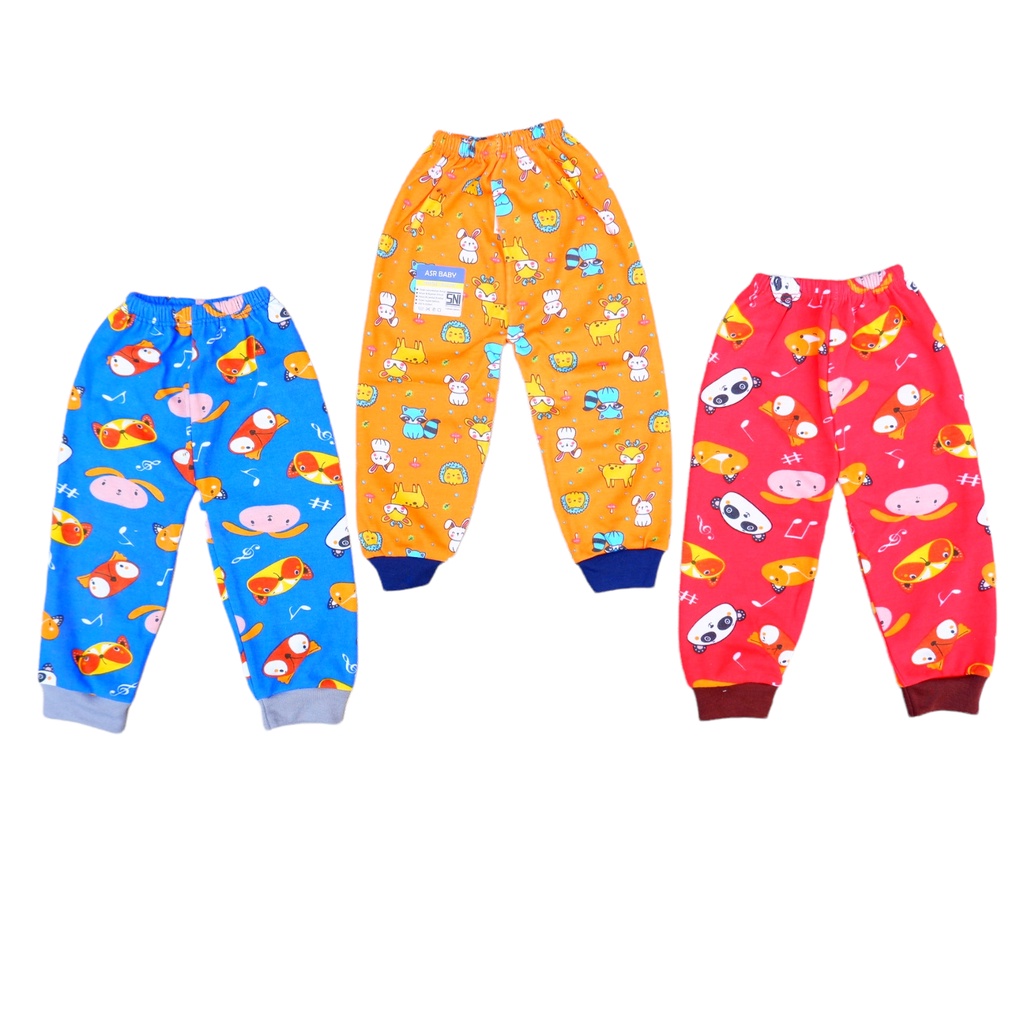 (CLN003) ISI 3PCS CELANA PANJANG BAYI