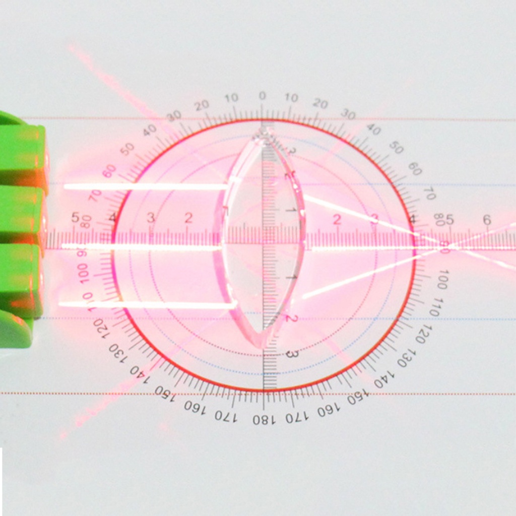 Sumber Cahaya Laser Paralel Tiga Arah Set Adsorpsi Magnetik Cekung Lensa Cembung Alat Percobaan Optik Fisika