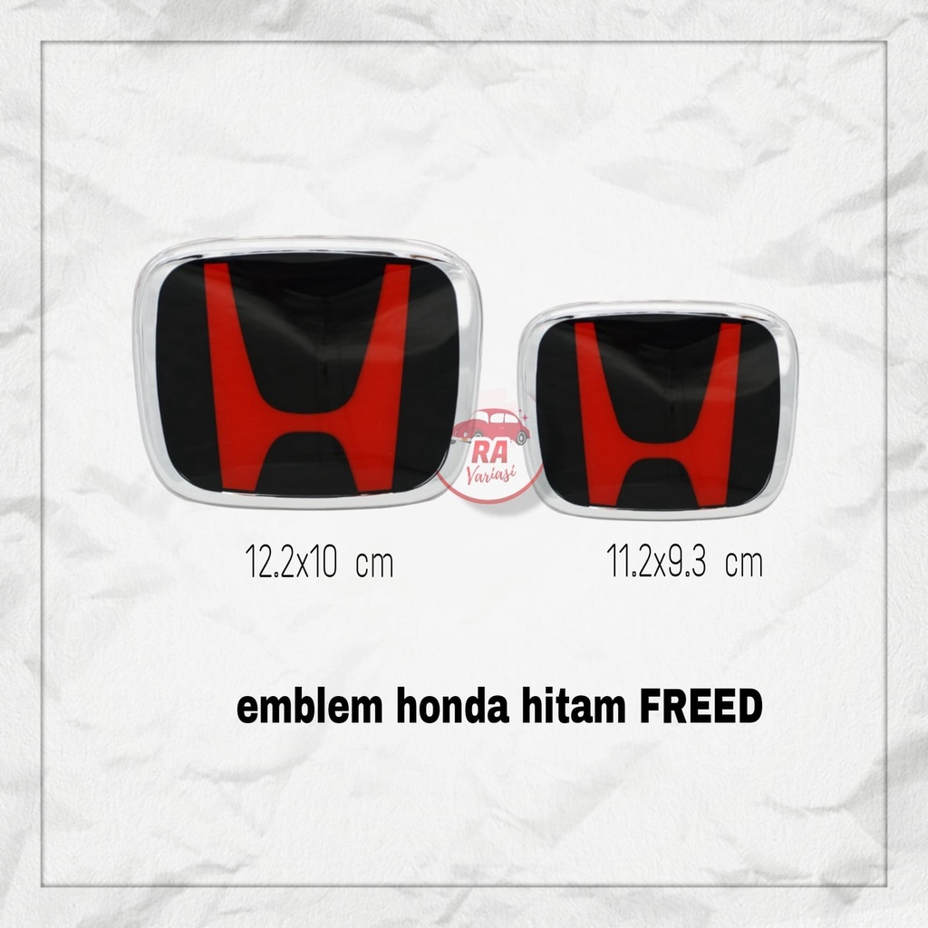 EMBLEM HONDA HITAM FREED