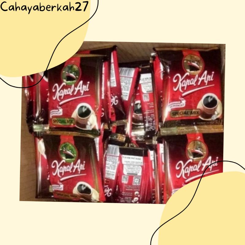 

Kopi Kapal Api Special Mix 1renceng Isi 10pcs