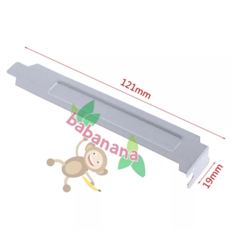 Slot Cover pcie pci polos case pc casing komputer back silver tutup plug and play