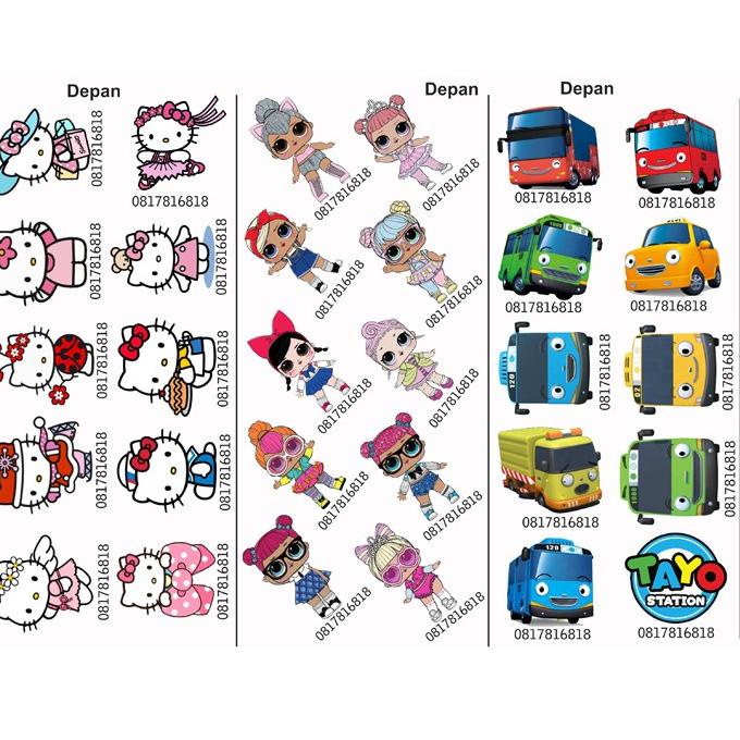 

nzs86 Edible Stamp Stiker Makanan Edible Stiker Edible Image Edible Print Sticker Makanan SPESIAL CUSTOM .,.,.,..,