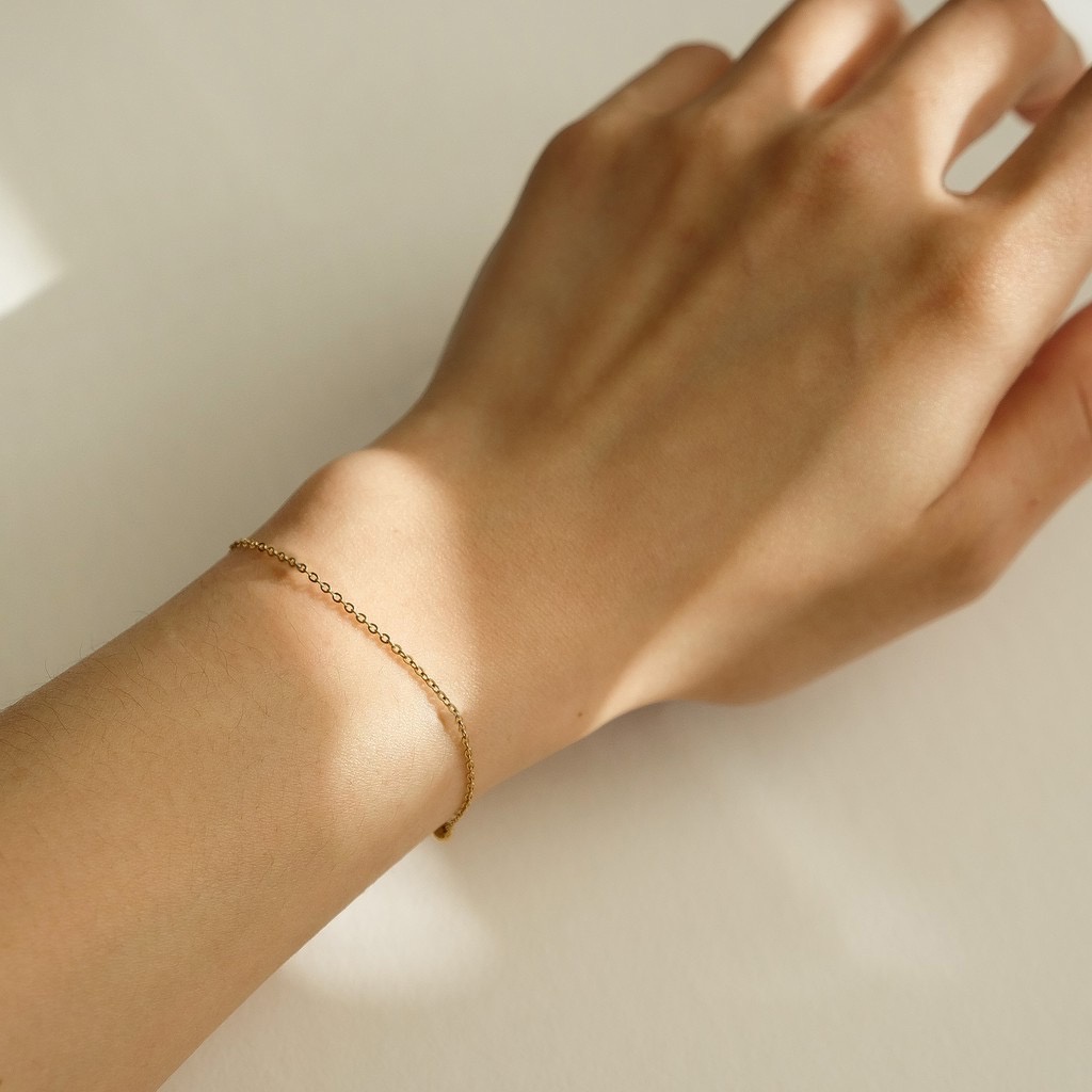 Rantai Nori Best Seller - Gelang Titanium Wanita Anti Karat size 11-19cm