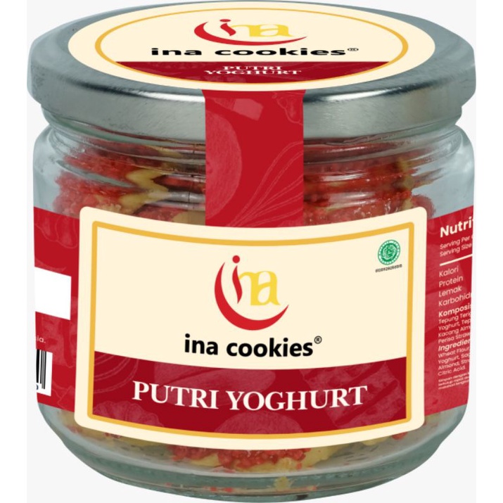 

INA COOKIES KEMASAN JAR KACA VARIAN PUTRI YOGURT