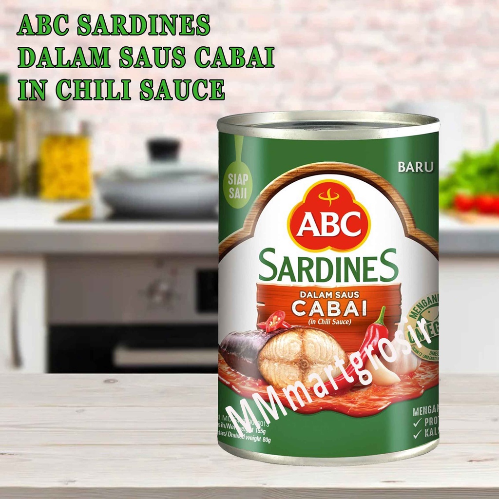 

ABC SARDINES/ DALAM SAUS CABAI/ IN CHILI SAUCE 155g