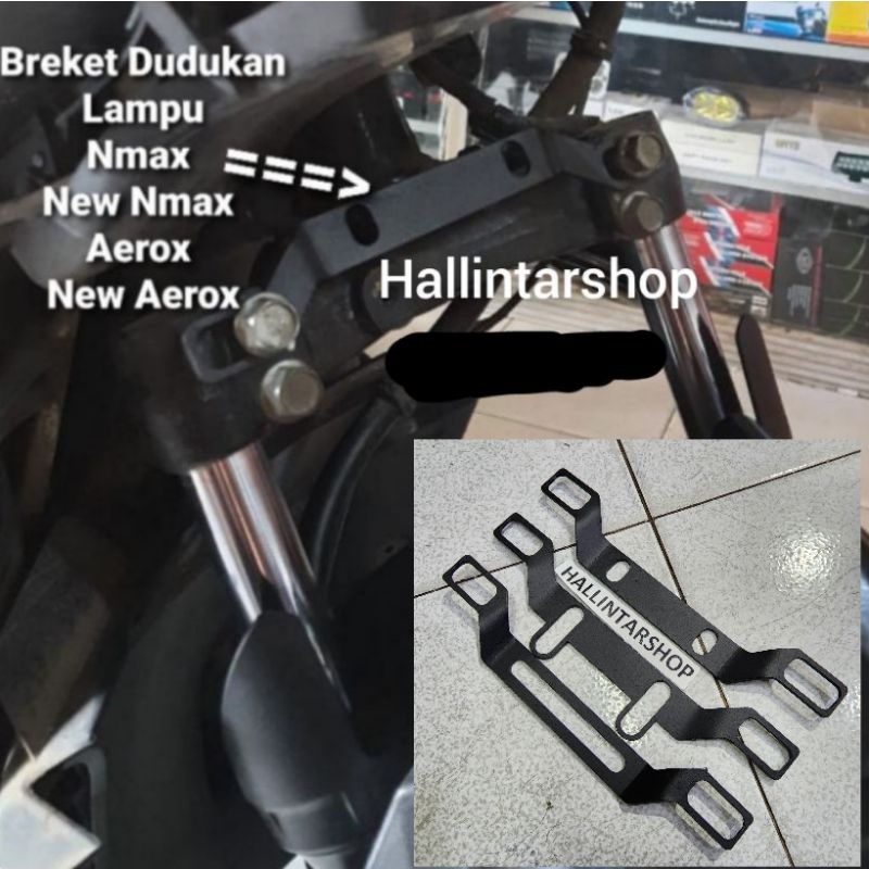 Breket lampu tembak nmax aerox