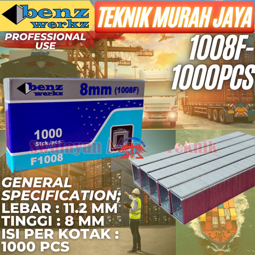 

Benz Isi Staples Tembak Tangan Manual 1008F Hand Stapler 8mm 1000pcs