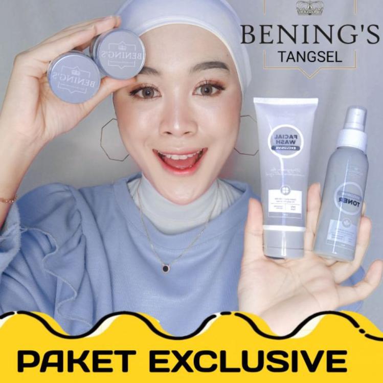 ۝ BENING SKINCARE DR OKY PRATAMA PAKET EXLUSIVE/BENINGS CLINIC/BENING SKINCARE/PAKET KECANTIKAN ♖