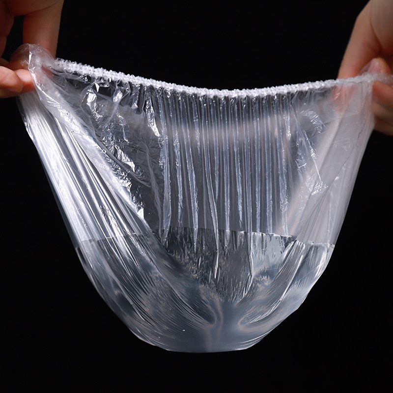 Dampproof Dustproof Snack Lid Portable Dishes Fresh-keeping Bag Disposable Food Cling Film Cover Kulkas Anti Debu Mangkuk Piring Tutup Stretchable Fruit Preserve Sleeve