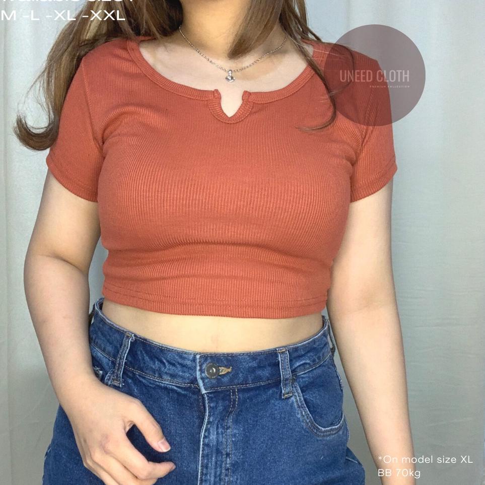 ✨TERBARU✨ Uneed Cloth / CROP TOP JUMBO / BAJU CROP / KAOS WANITA / KAOS CROP / KROP TOP BIG / KAOS C