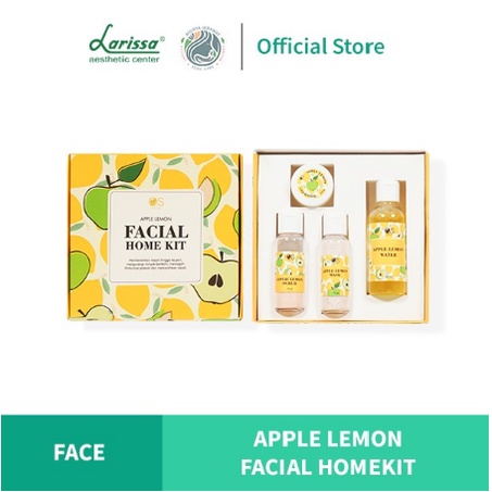 Larissa Apple Lemon Facial Home Kit- Kit Untuk Treatment Facial Dirumah (Free Diskon Treatment 5%)