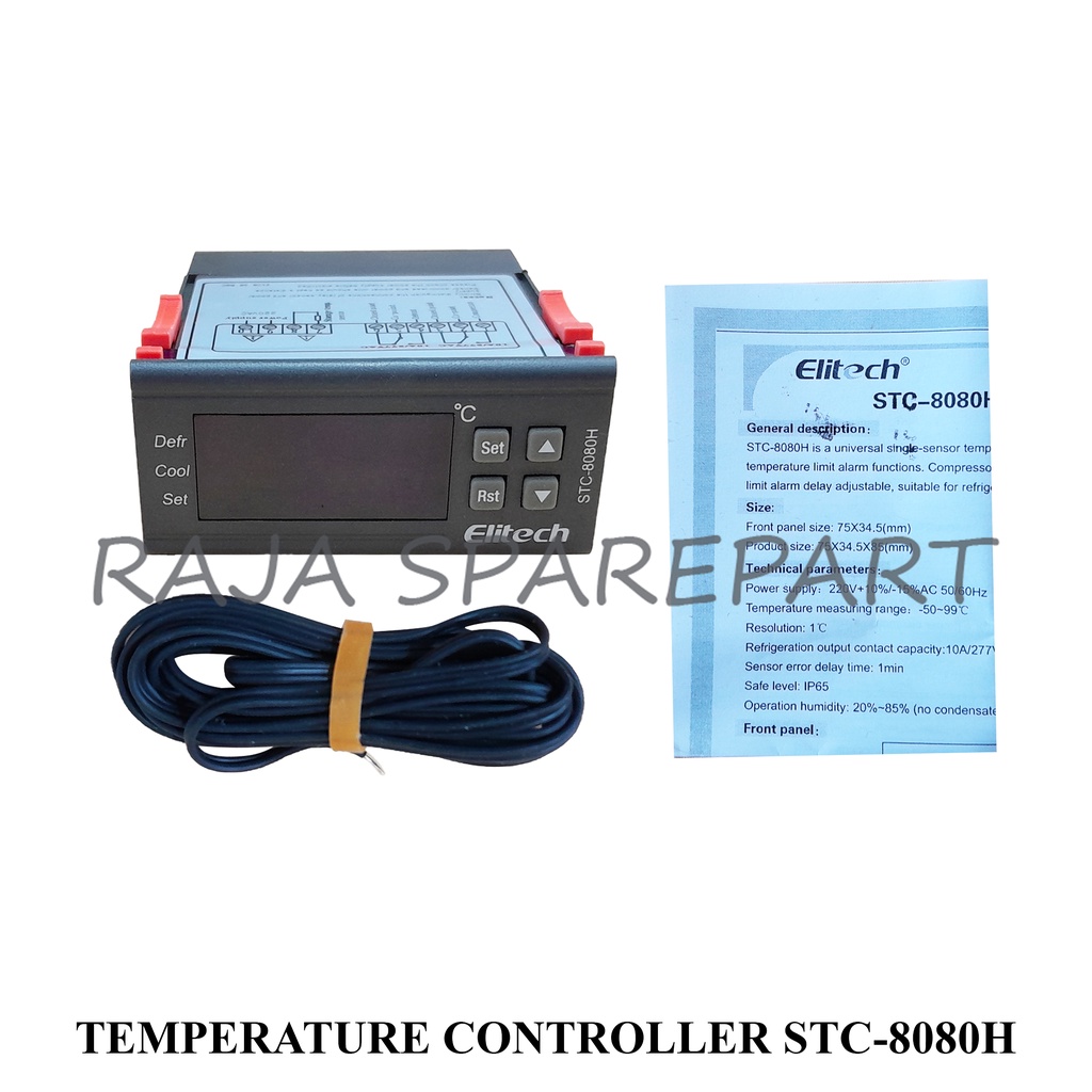 TEMPERATURE THERMOSTAT/DIGITAL THERMOSTAT/TEMPERATURE CONTROLLER STC-8080H