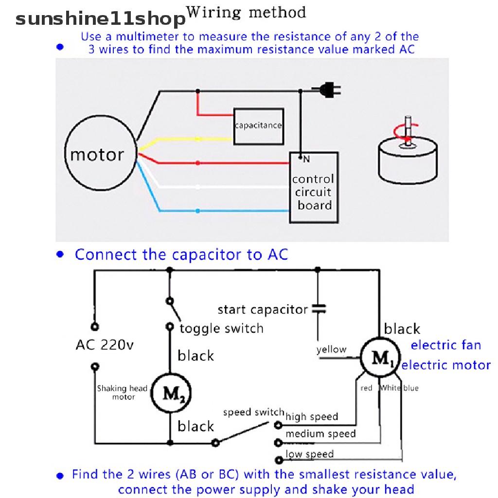 Kapasitor Kipas AC SHO CBB61 1UF starg Capasitor 450V CBB Motor Run Kapasitor N