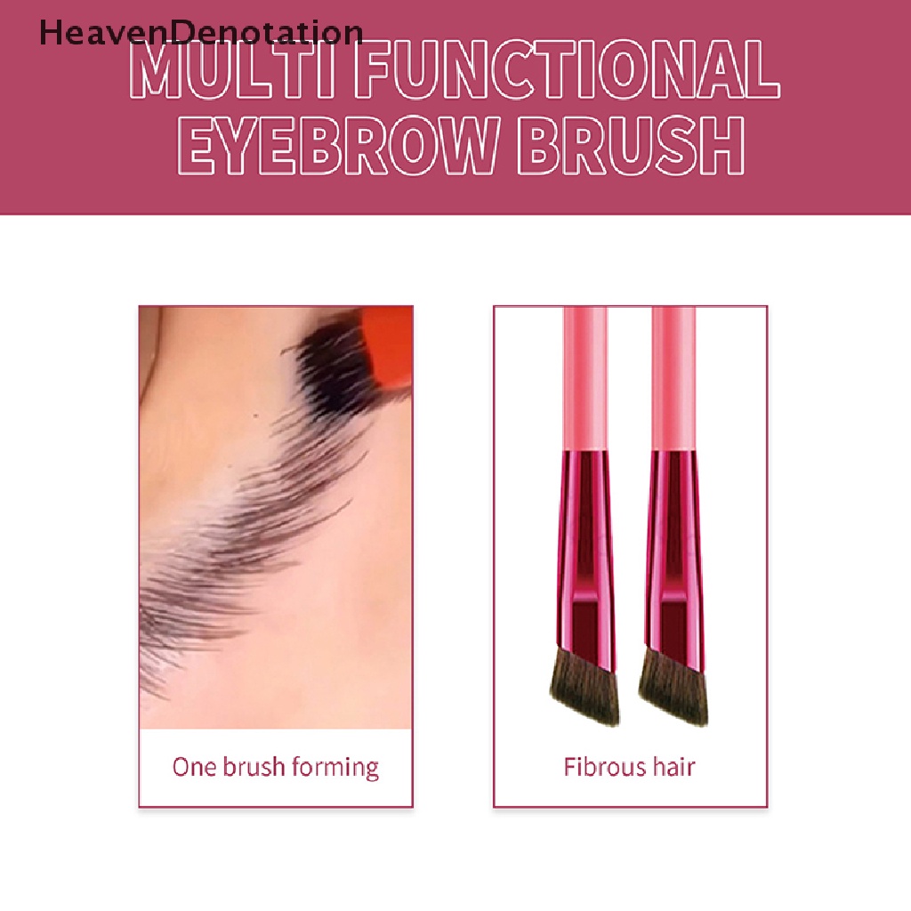 [HeavenDenotation] 2pc Sikat Alis Simulasi Makeup Alis Concealer Brush HDV