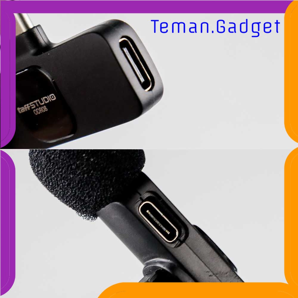 TG - KMR TaffSTUDIO Wireless Lavalier Lapel Microphone Vlogger USB Type C - HO86/ODR08