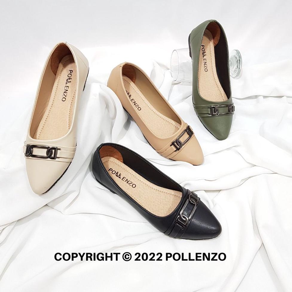 Paling Dicari Pollenzo - Sepatu Wanita Flat Shoes Joy-592