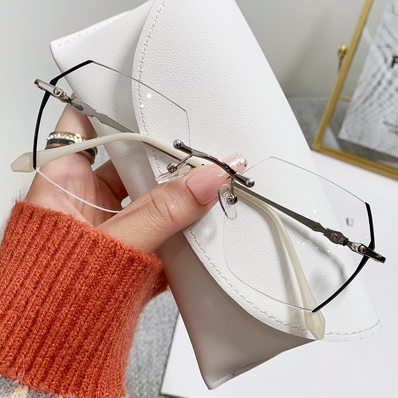 0-600°Kacamata Miopia Dengan Kekuatan Anti Cahaya Biru Memblokir Kacamata Transparan spectacles Kacamata Gaming Komputer Eyeglasses Frame