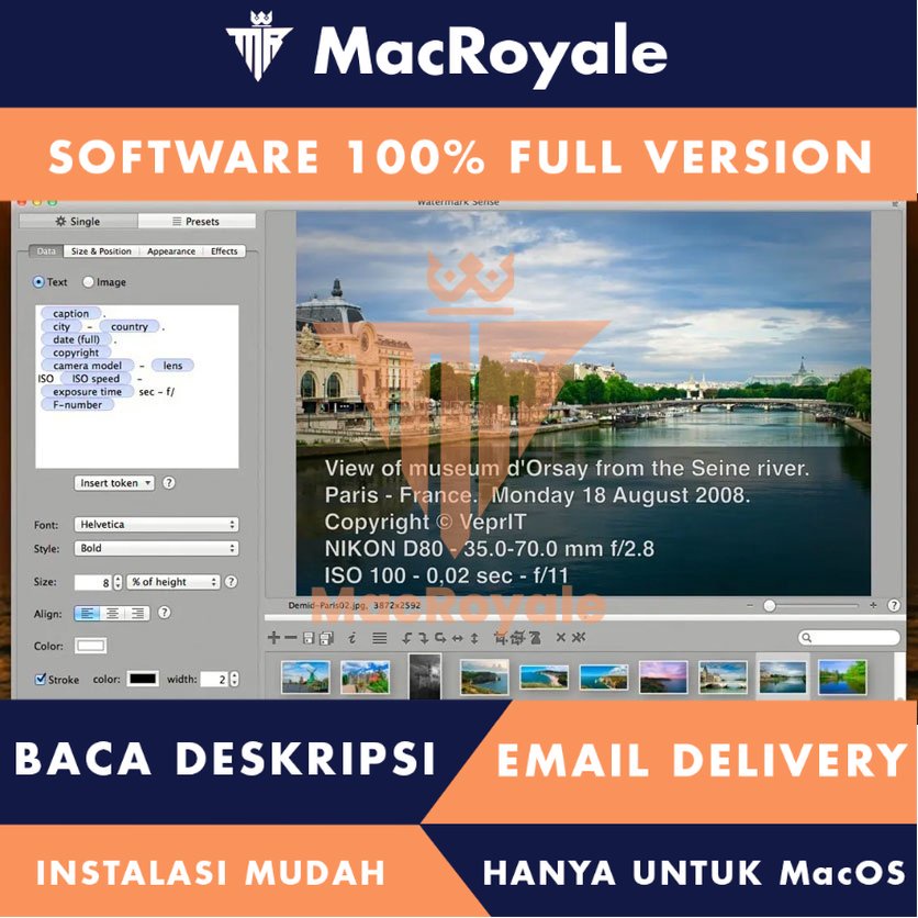[MacOS] Watermark Sense Full Version Lifetime Full Garansi