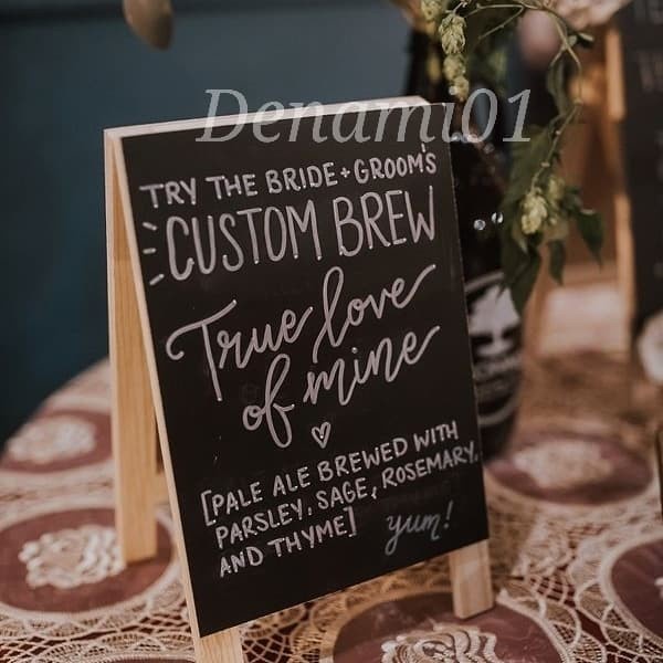 

Tuhe Papan Tulis Kapur 2 Muka 30X40 Papan Board Kayu Papan Menu Cafe