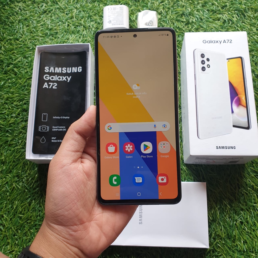 SAMSUNG A72 SECOND 8/128GB & 8/256 HP SECOND HP SEKEN HP BEKAS HP MURAH