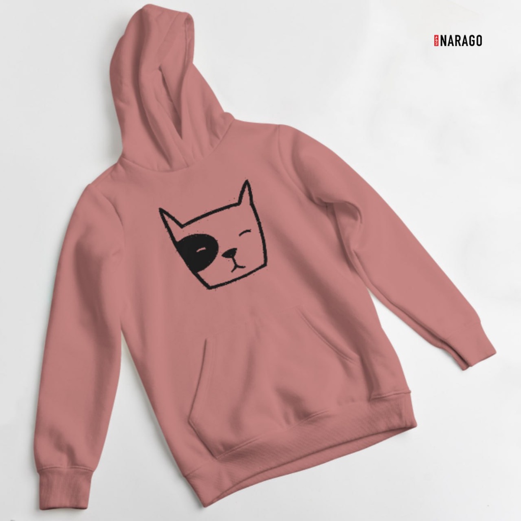 Nara.Grosir - Hoodie Jumper Dog Face l Sweater Hodie Unisex
