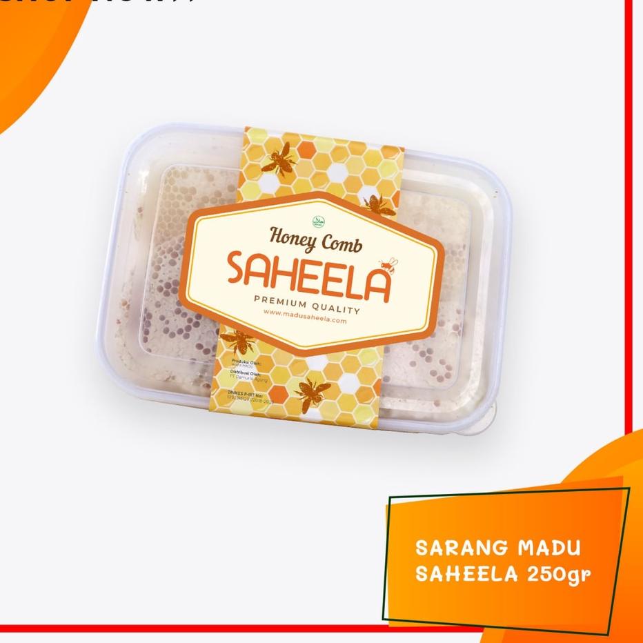 

☄ Sarang Utuh Saheela 250 gram SAHEELA | Pure Honey Comb | Sarang Asli ☃