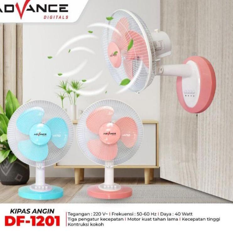 ♪ kipas angin advance df 1201 meja dinding desk fan 12" inch advance df1201 ♦