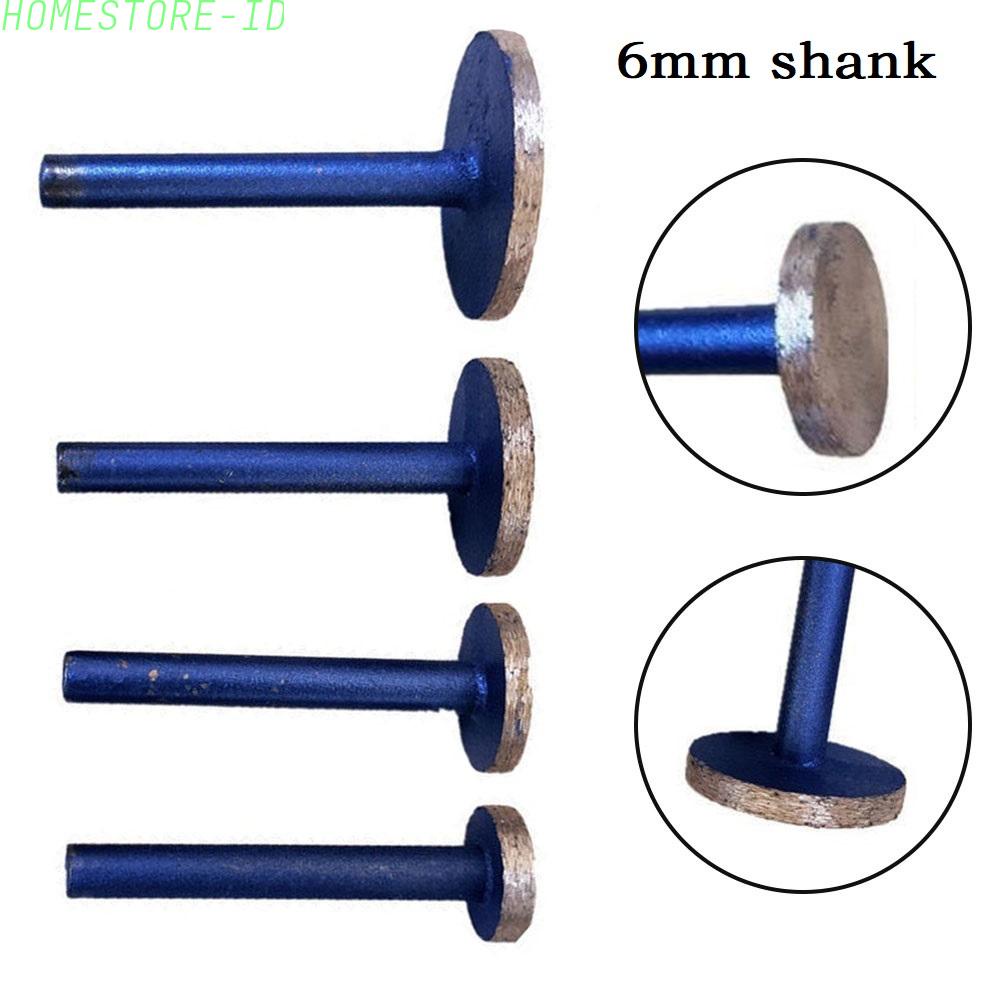 4pcs 6mm shank diamond sintered Mounted Points Ukiran grinding head Wheel Bentuk T15 /20 /25/30mm grinding head