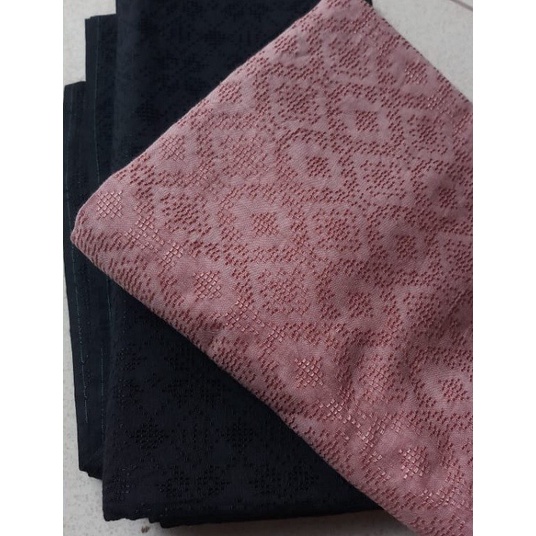 Kain Kain Embos Doby Dobi Dobby Dobbi Polos Warna Pastel Premium