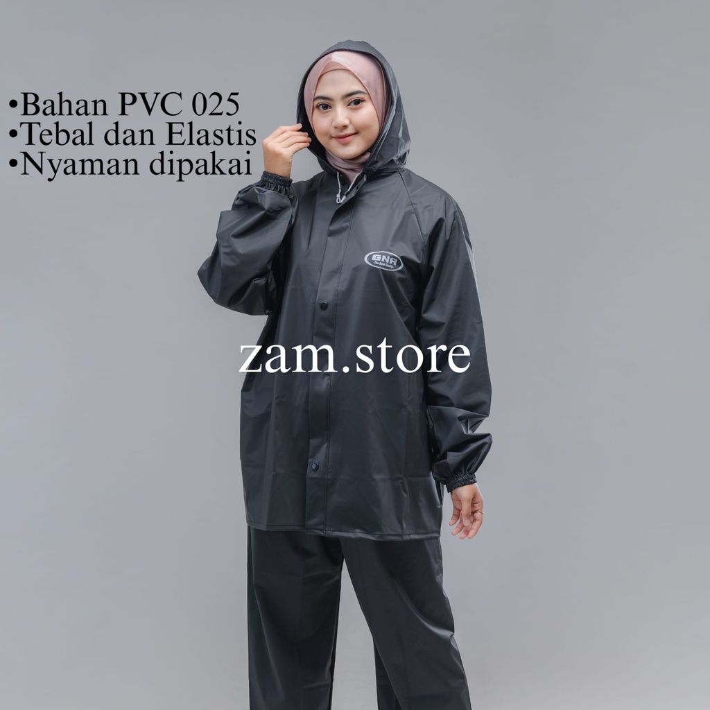 JAS HUJAN, RAINCOAT Pria Wanita By GNA Anti Rembes