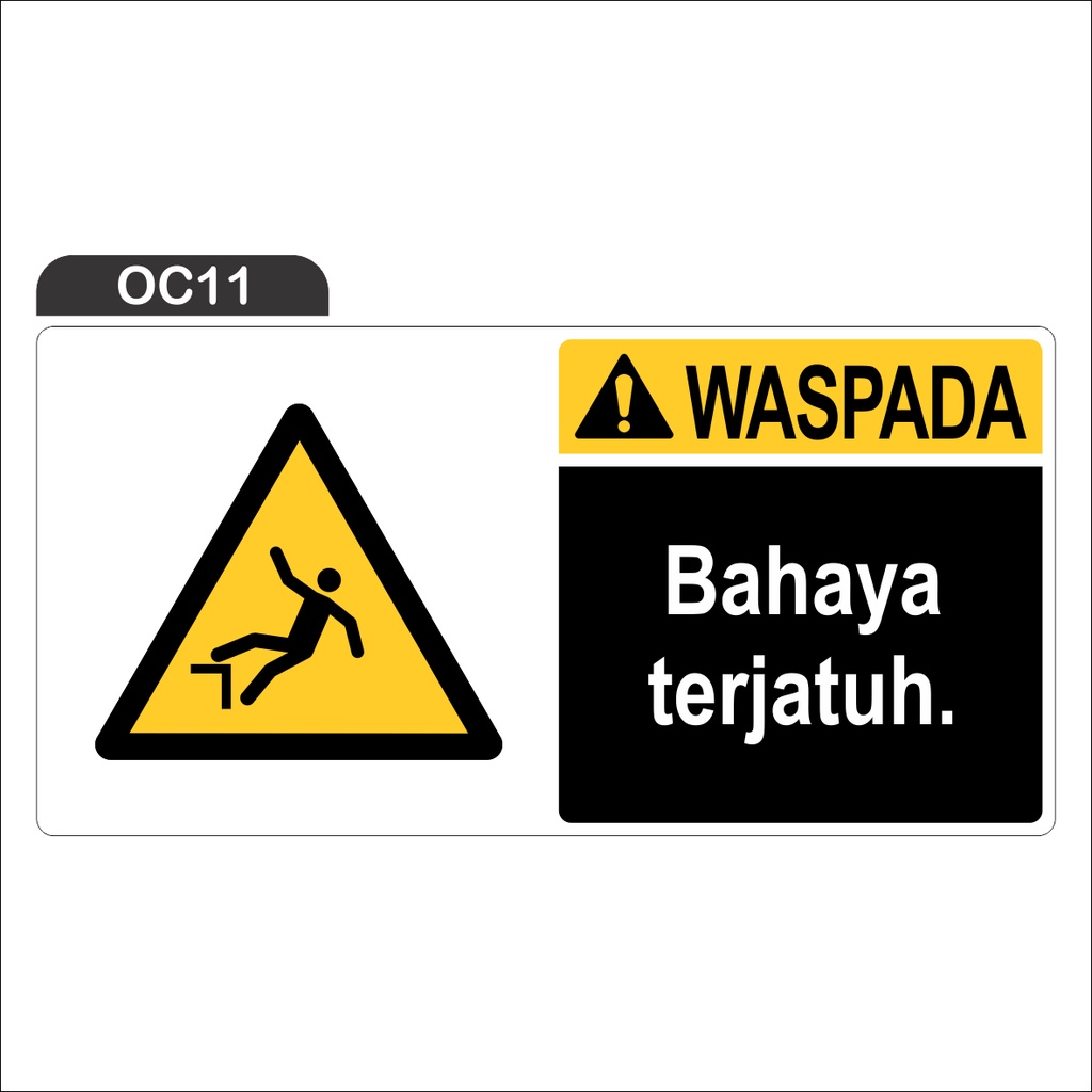 

RAMBU BAHAYA TERJATUH (STICKER ONLY)