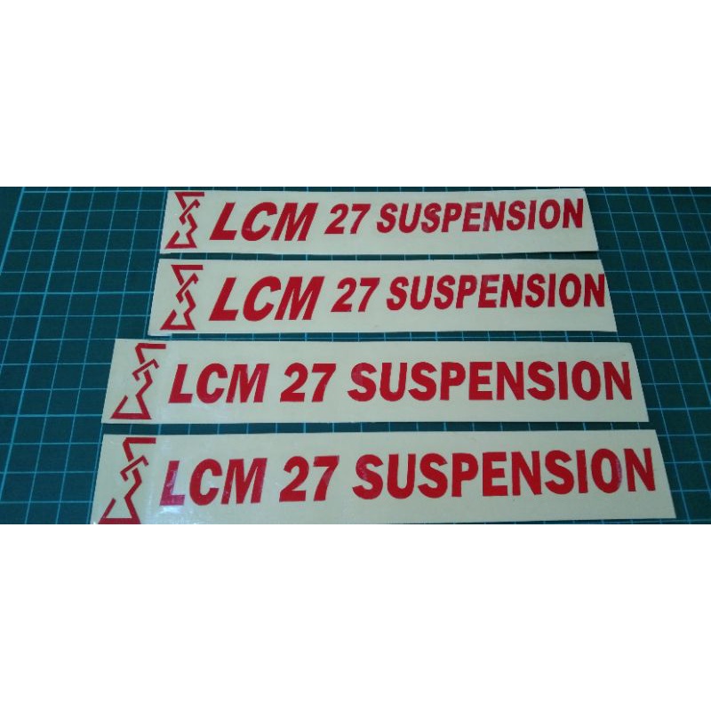 stiker LCM 27 SUSPENSION