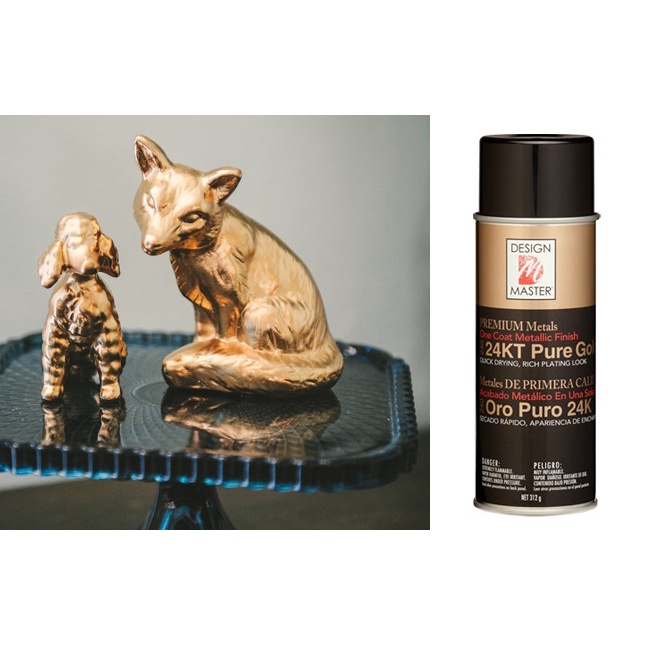

DISKON/ DESIGN MASTER / cat bunga/ Floral spray bunga asli/pewarna bunga - 24KT PURE GOLD