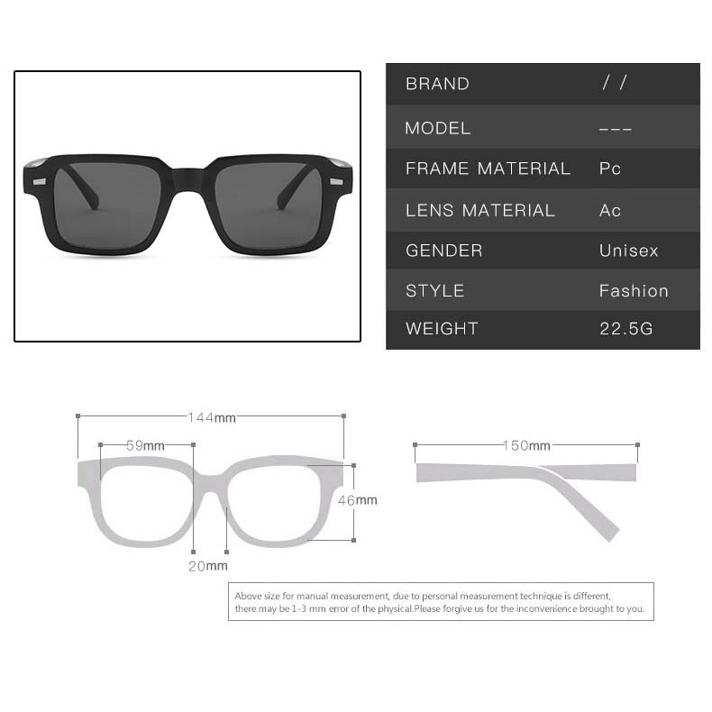 [IN Stock] candy Color Retro Kacamata Wanita Fashion Hitam Kacamata Anti-Radiasi Kaca UV400