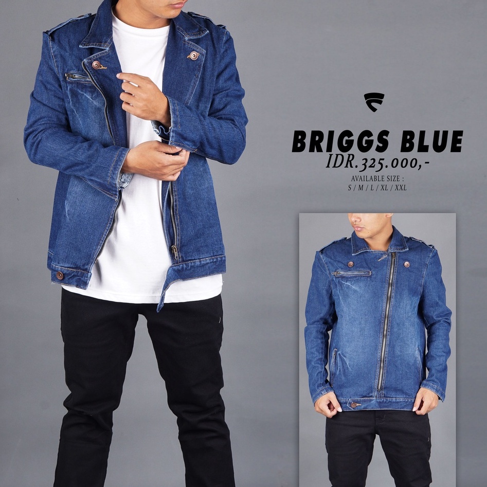 JAKET DENIM FRIDAY KILLER | BRIGGS BLUE