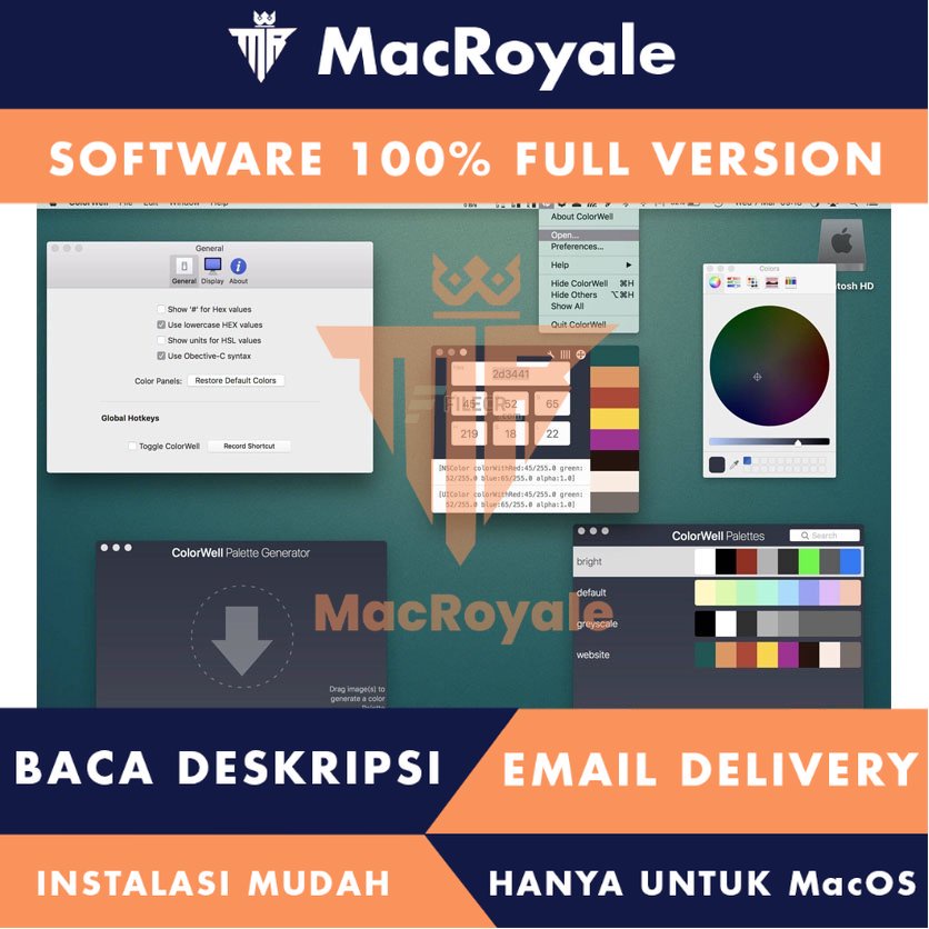 [MacOS] ColorWell Full Version Lifetime Full Garansi
