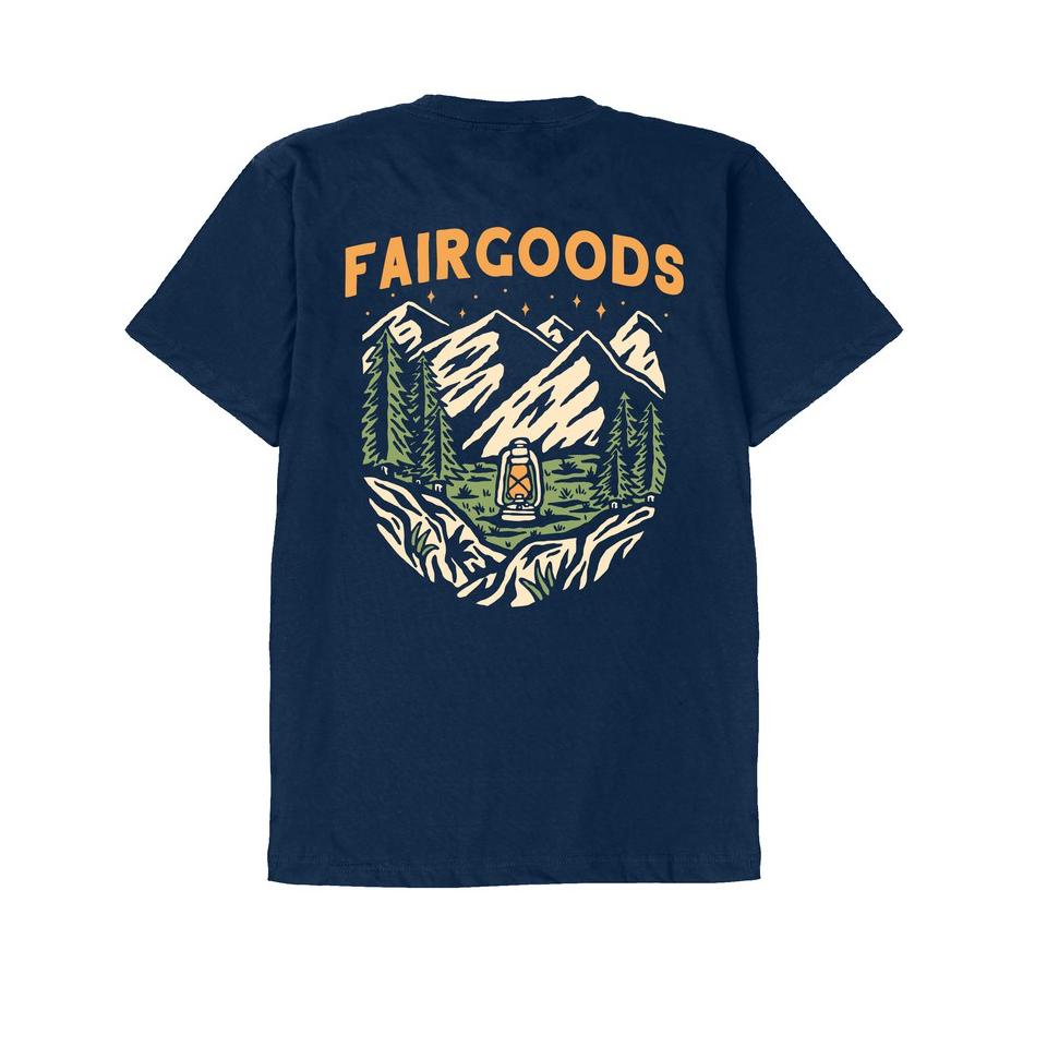 LANGSUNG KIRIM Fairgoods Kaos - Lanpara - Biru Navy