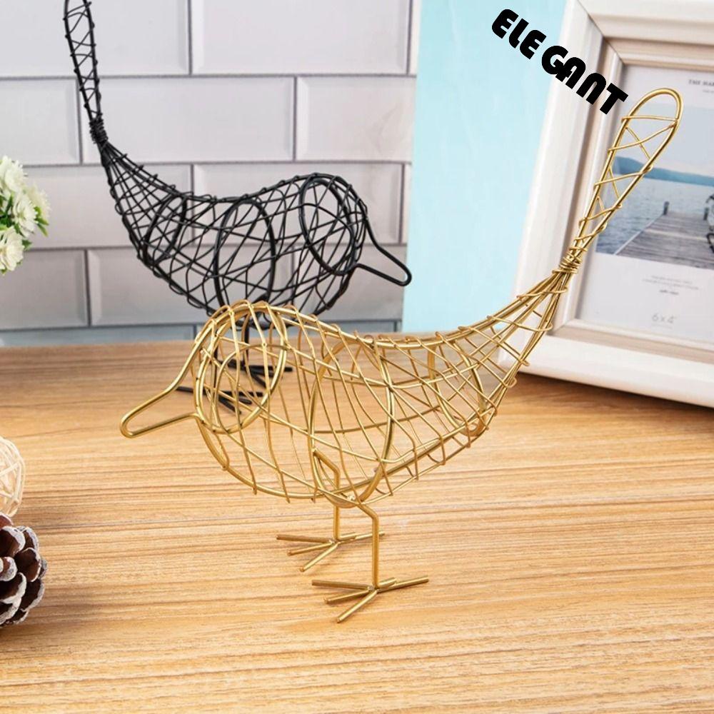 [Elegan] Patung Burung Kreatif Modis Abstrak Burung Dekorasi Rumah Seni Kerajinan Desain Unik Model Burung Berongga
