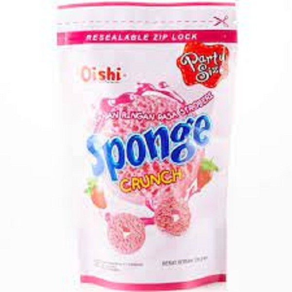 

Oishi sponge crunch strawberry 120gr