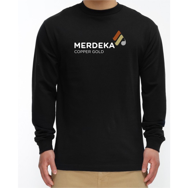 T-SHIRT KAOS LENGAN PANJANG MERDEKA COPPER GOLD