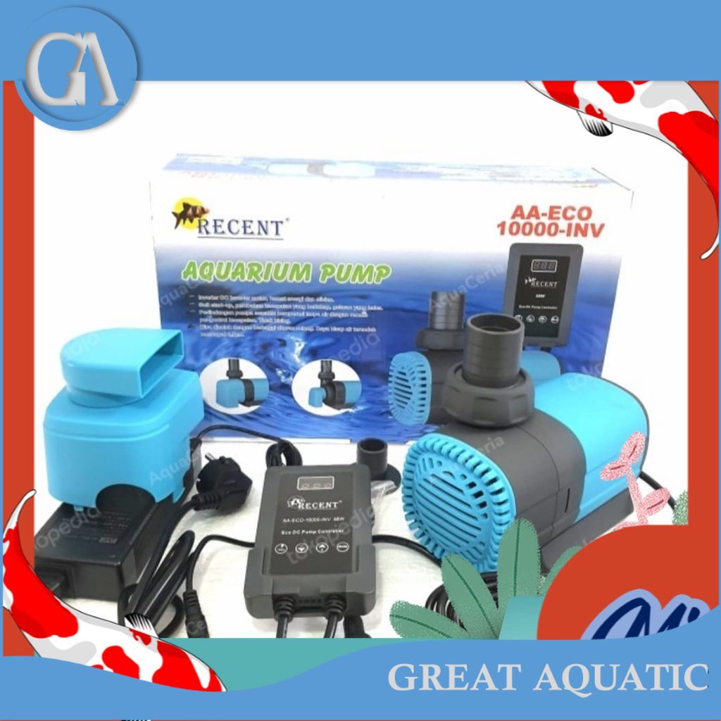 pompa celup kolam ikan kelas dewa recent AA ECO INV 10000