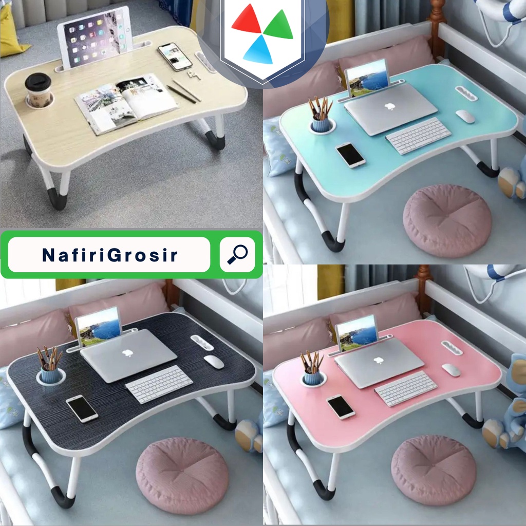 MEJA LAPTOP / MEJA LIPAT / MEJA BELAJAR / MEJA LIPAT LAPTOP KUAT BESAR