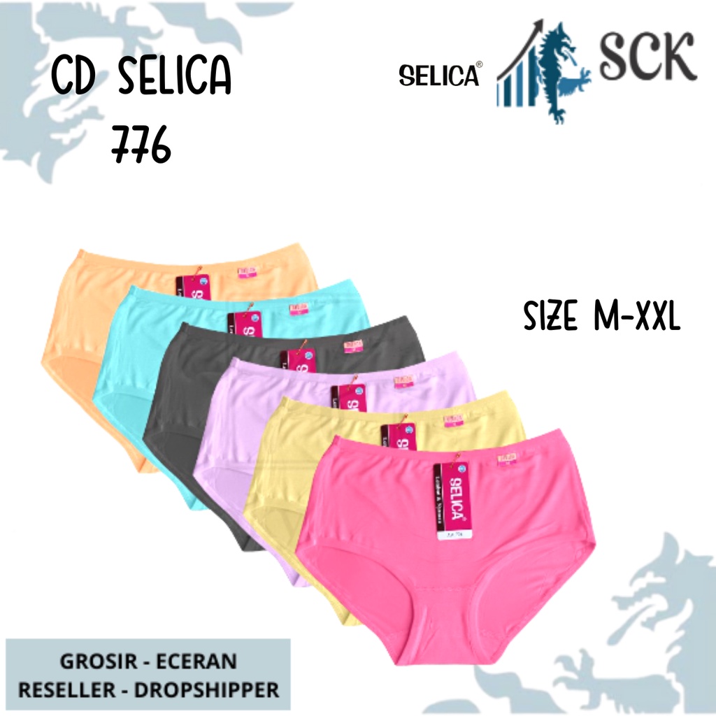 CD Wanita SELICA 776 Mini / Pakaian Dalam Wanita Seamless / Celana Dalam Perempuan - sckmenwear GROSIR