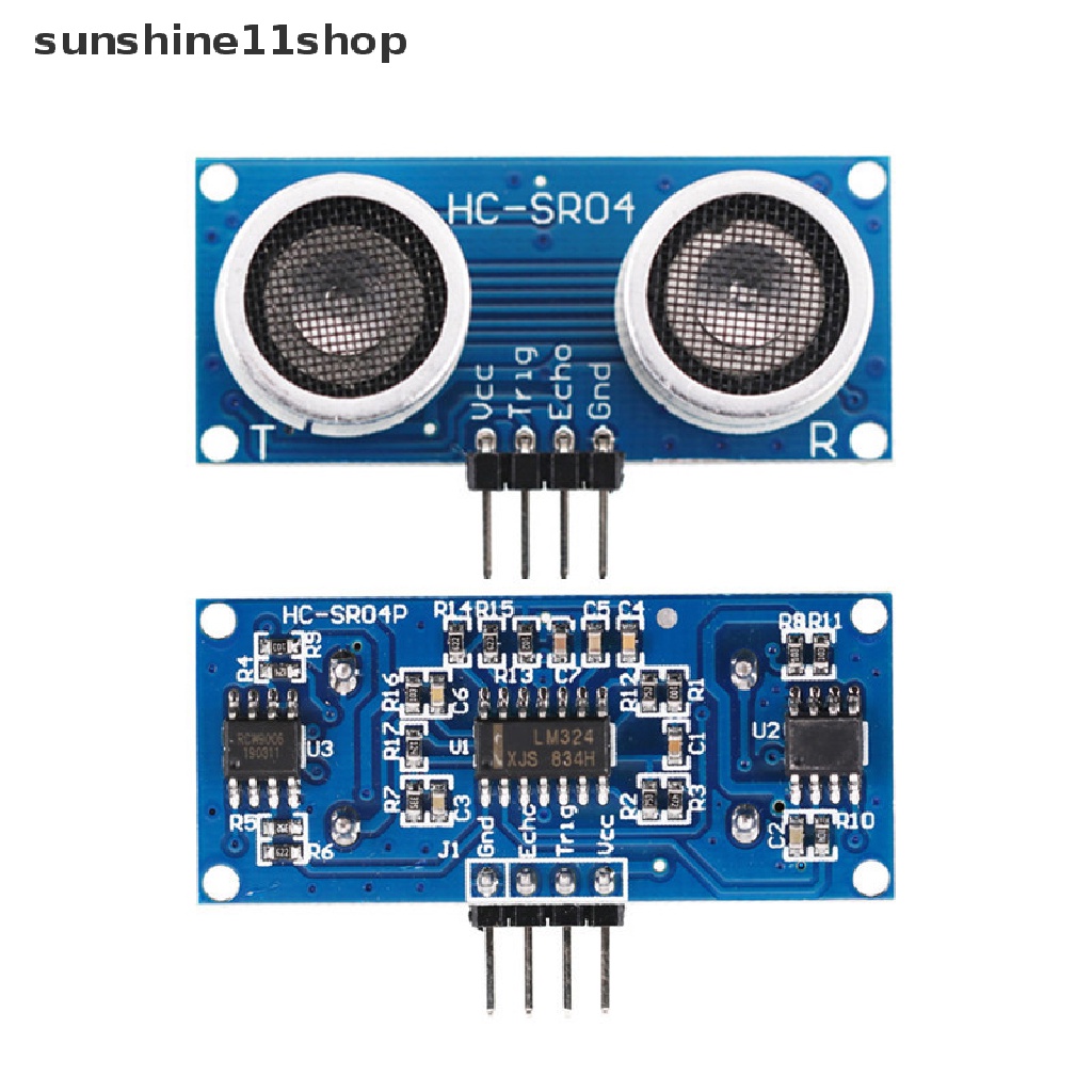 Sho Sensor Ultrasonik HC-SR04 SR04P SR04+to World Detektor Gelombang Ultrasonik Sensor Jarak Modul Untuk Arduino N