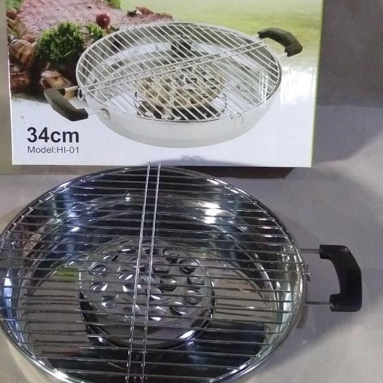 ► Alat Panggang  BBQ , Kompor Gas - Panggangan Pemanggang Sate Dan Sosis Bakar HAPPY GRILL STEEL ☺