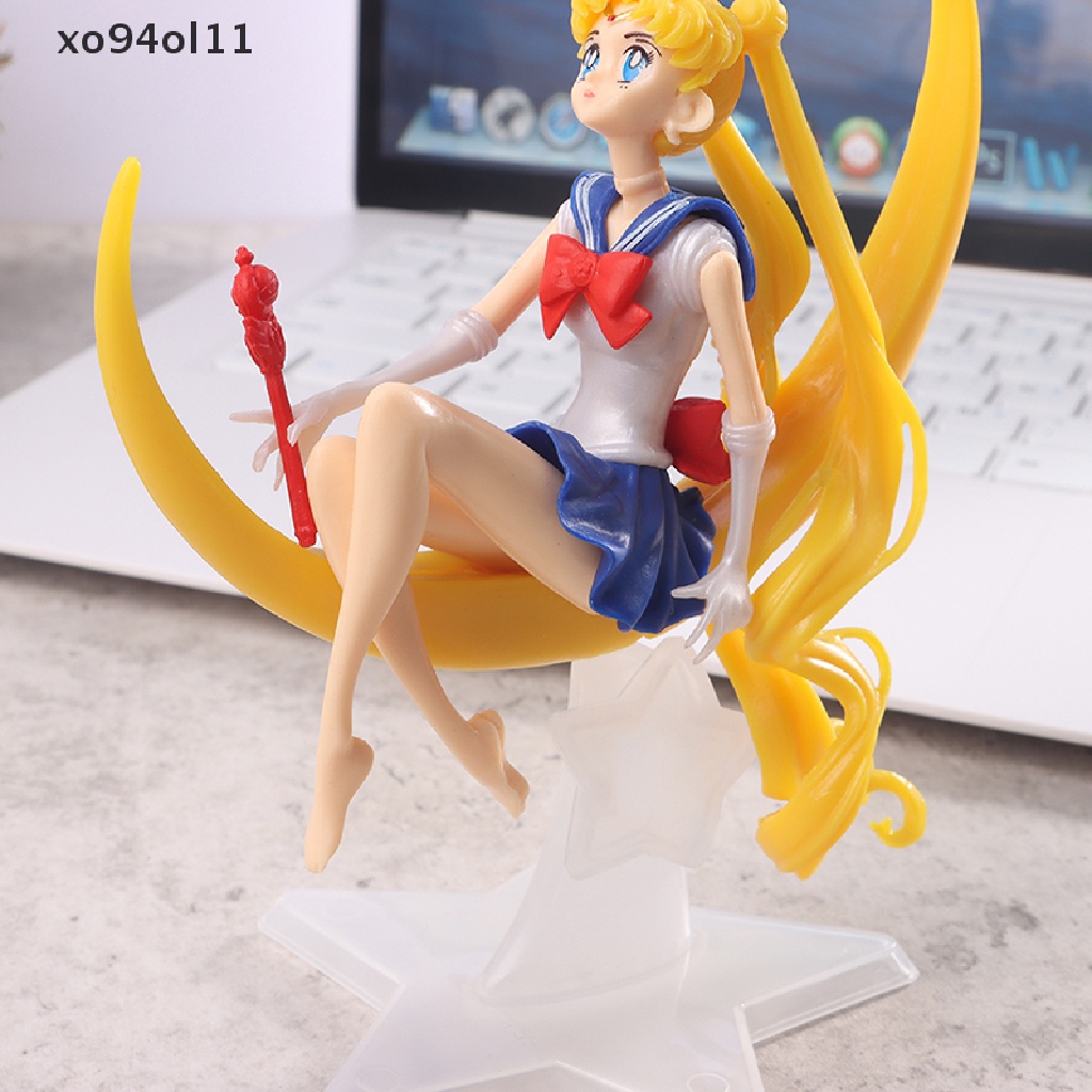 Xo Anime Sailor Moon PVC Boneka Mainan Anak Dekorasi Action Model Ornamen Mobil OL